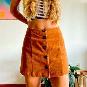 Women’s Corduroy Mini Skirt from Chloé & Kate